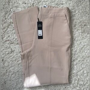 Fashion Nova Women's Beige Work Pants